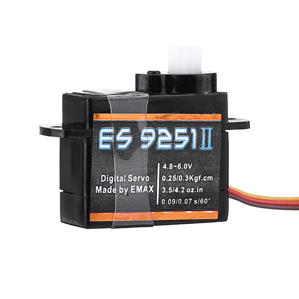 6PCS-Emax-ES9251--Upgrade-Version-3g-Micro-Digitalservo-mit-Kunststoffzahnraumldern-fuumlr-RC-Modell-1180707-6